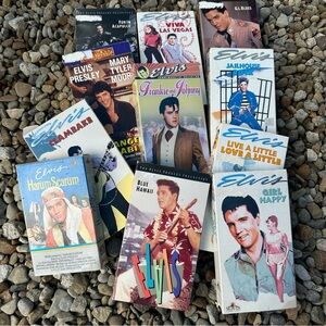 Elvis Presley VHS Tapes (10)